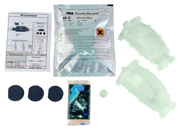 92-NBB 0 Y-Gießharz-Abzweiggarnitur