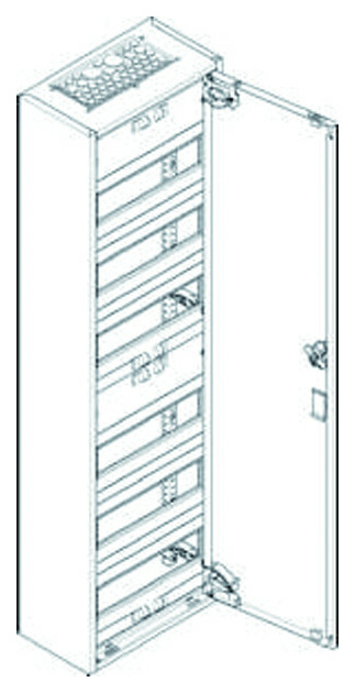MK16 Flachverteiler AP 1x6-reihig