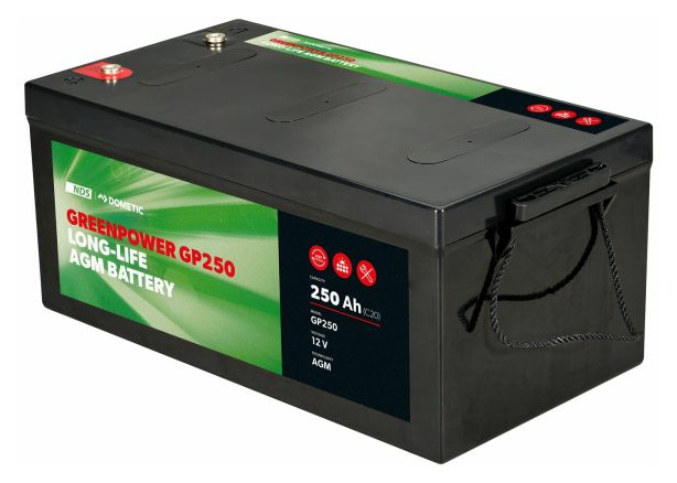 BÜTTNER Dometic Green-Power AGM Batterien, 12 V, 250 Ah