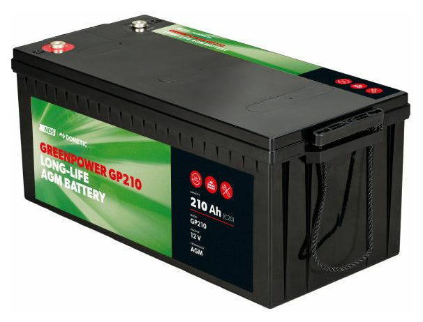 BÜTTNER Dometic Green-Power AGM Batterien, 12 V, 210 Ah