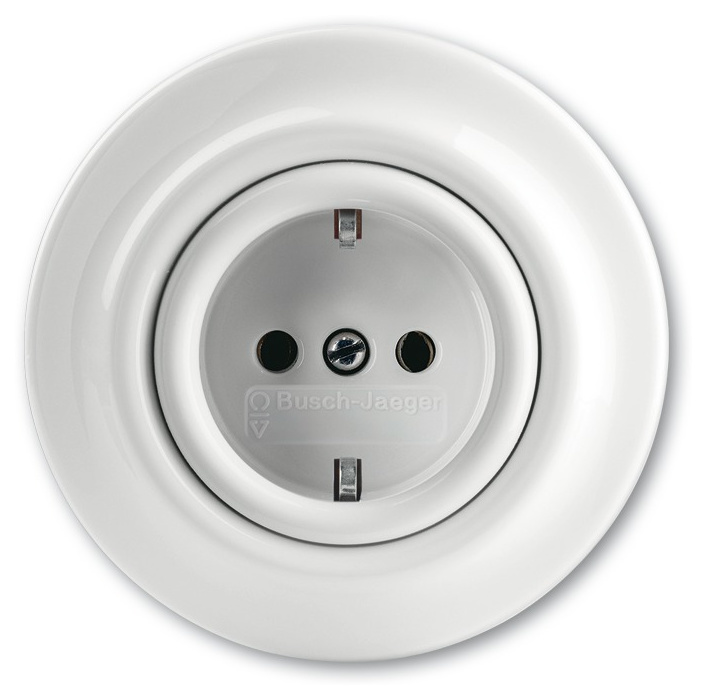 SCHUKO® Unterputz-Steckdose 20 EUJ-64, studioweiß