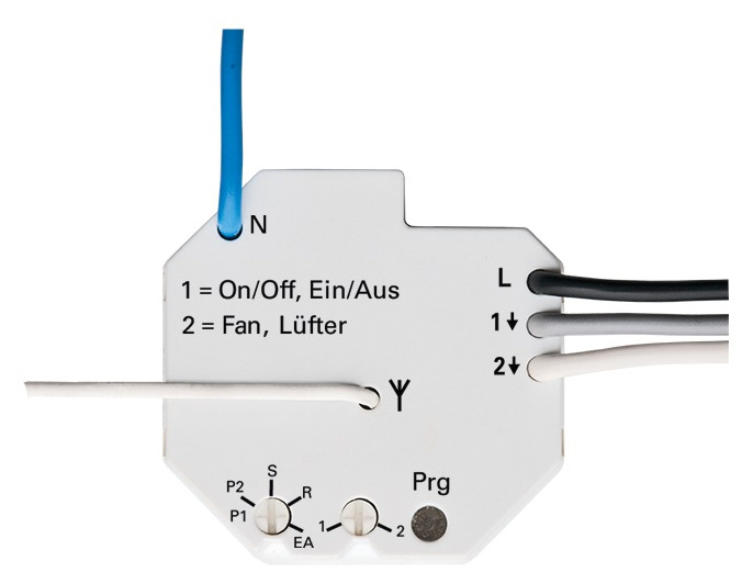 Serien Schaltaktor WaveLINE 6703, studioweiß