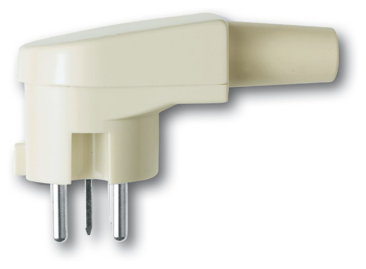 Winkelstecker 2064 SWLW, weiß RAL 1013