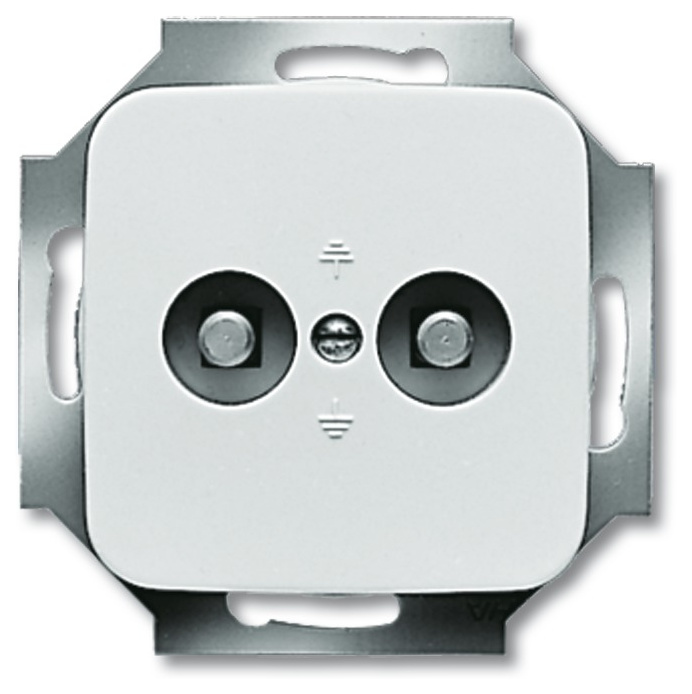 Unterputz-Potenzial-Ausgleichsstecker 2095 UC-214, alpinweiß