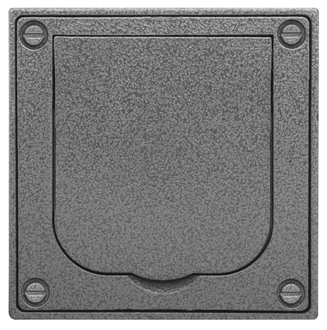 Gehäuse-UP 1705 U-101, hammerschlag grau