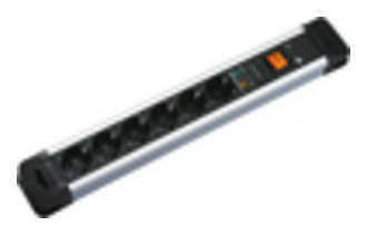 330.104 US-Steckd.Leiste ÜSSFilter 6f.