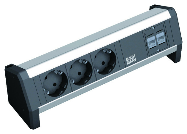 339.1004 DESK 3xSchuko 2xCAT5