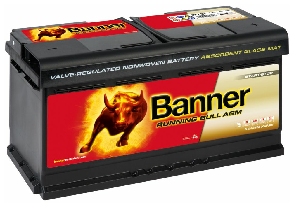 Banner Running Bull AGM Batterie, 70 Ah