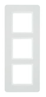 10136189 Rahmen 3fach, Q.7, polarweiß sa