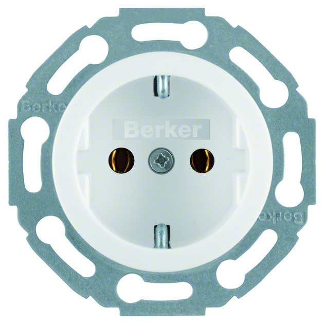 475501 Steckdose SCHUKO 1930/Glas/Pal sw