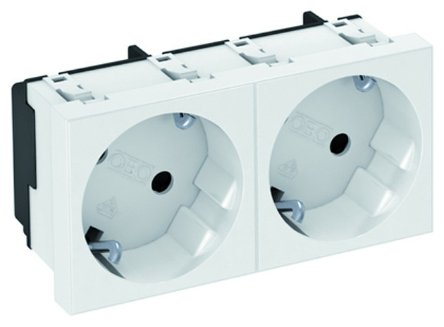 STD-D3 ROR3 Steckdose 33°, 3-fach