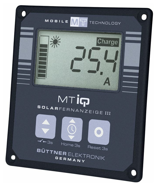 Büttner Elektronik MT Solar Fernanzeige III, schwarz