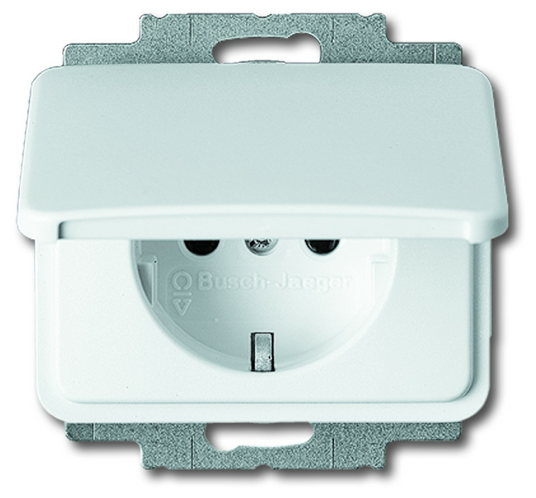 SCHUKO® Steckdosen-Einsatz 20 EUK-20, platin