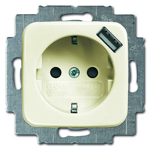 SCHUKO® USB-Steckdose 20 EUCBUSB-212, weiß