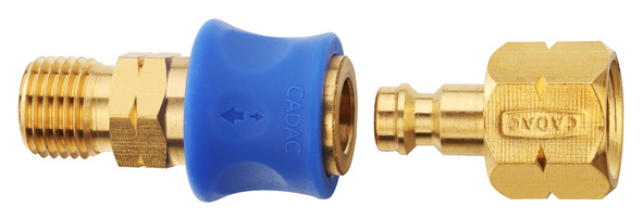 CADAC Quick Release Schnellkupplung für 50 mBar 2-teilig