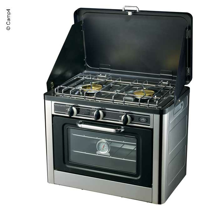 Camp4 Portabler Gaskocher mit Backofen 50mbar
