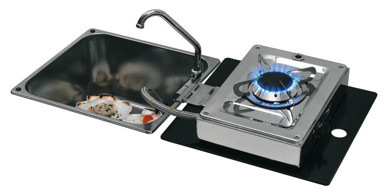 Can Klappbare Kocher-Spülen-Kombi - 1-flammig - LC1710
