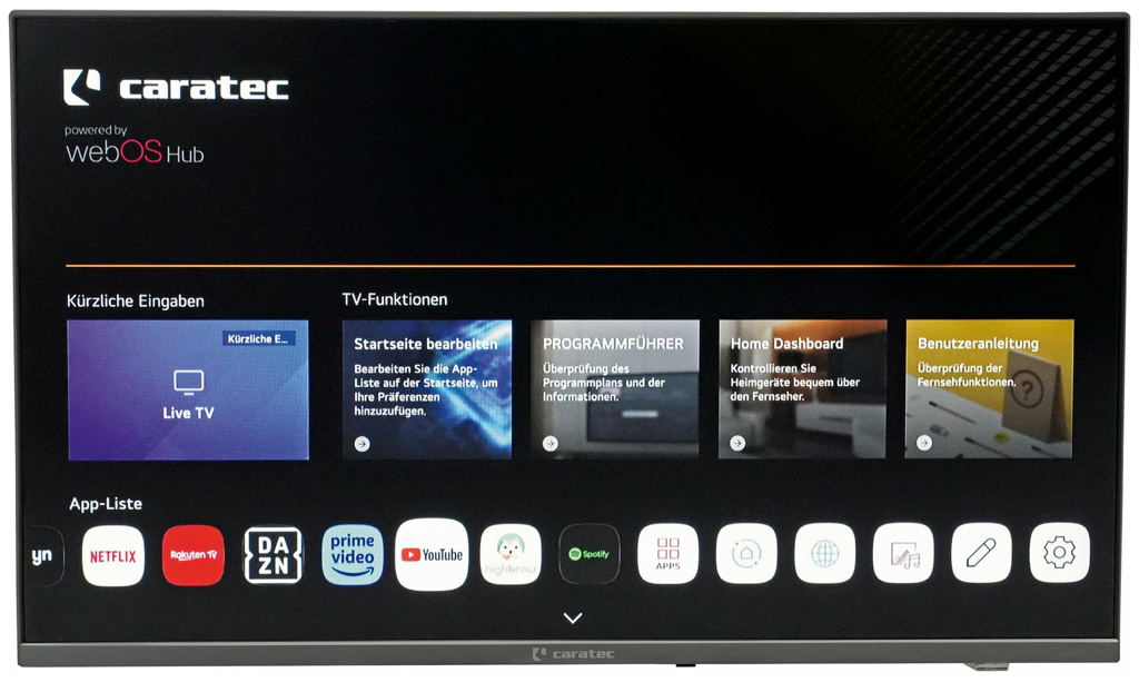 TFT-LED-Flachfernsehgerät mit webOS Caratec Vision Smart-TV, 32"" (80 cm)