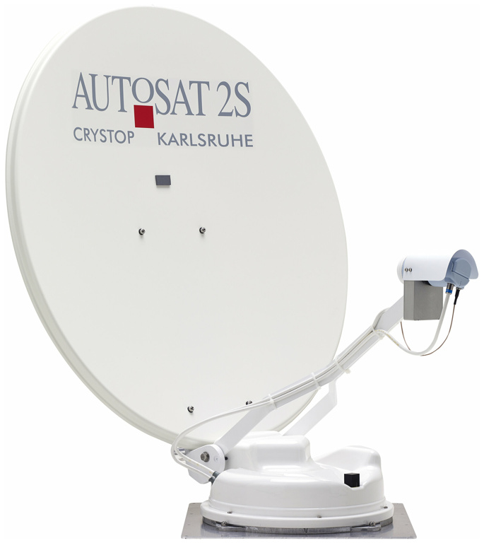 Crystop Sat-Anlage AutoSat 2S 85 Control, Twin LNB, Skew