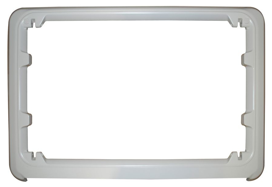 Dometic Glasrahmen ohne Anbauteile, cremeweiß für Heki 1