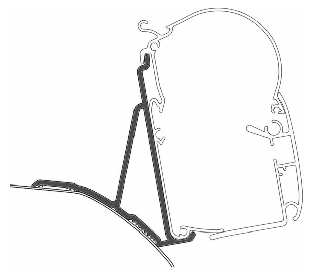 Adapter für Fiat Ducato H2 ab Baujahr 07/2006