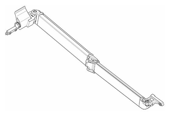 Dometic Gelenkarm links, Auszug 2,5 m, Markisenlänge 4 - 5,5 m