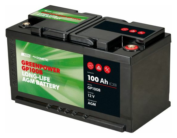BÜTTNER Dometic Green-Power AGM Batterien, 12 V, 100 Ah