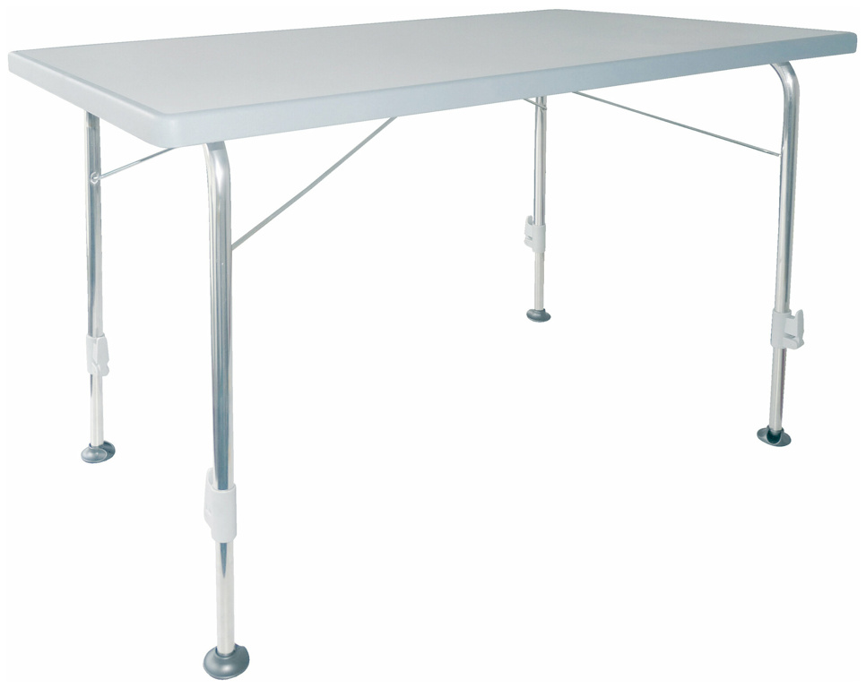 Dukdalf Campingtisch Stabilic 3, hellgrau, 115 × 70 cm