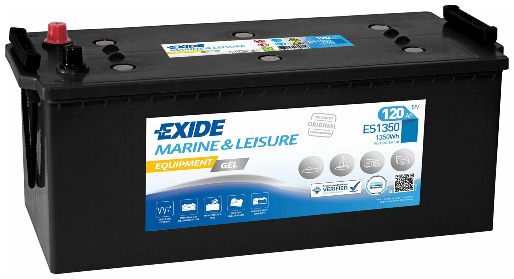EXIDE Equipment Gel ES 1350, 120 Ah