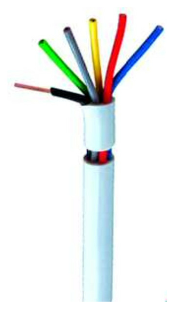 YR 4X0,8 Klingelleitung ws R100m