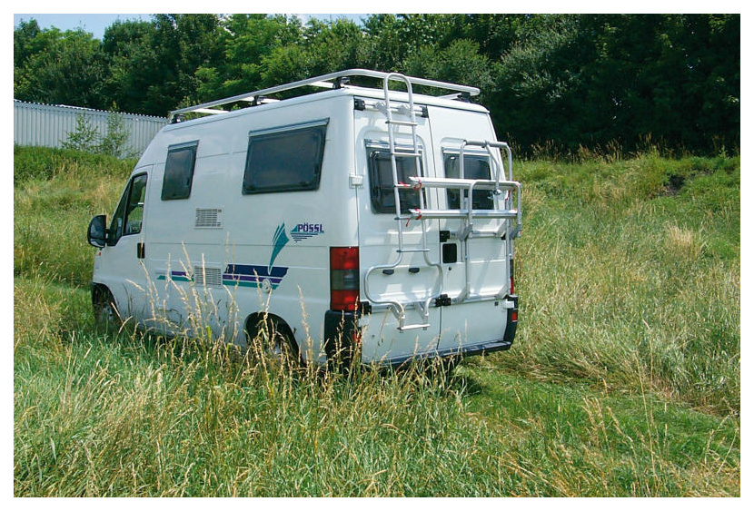 Eurocarry-Heckträger Ducato/Sprinter/Boxer/Jumper 94-06, für 2 Räder