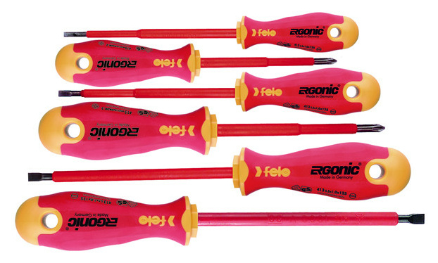 Ergonic Schraubendreher Satz VDE 6ltg.