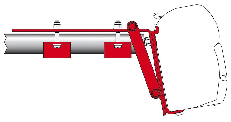 Fiamma Universaladapter Kit Roof Rail