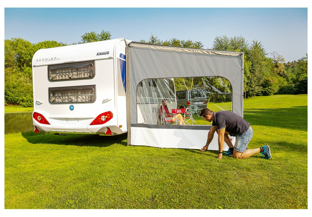 Fiamma Side W, Seitenwand mit Fenster für Caravanstore, F35 Pro, 210 cm, grau 07978-01-