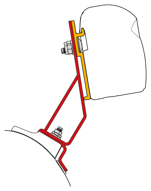 Markisen-Adapter F43van für PSA