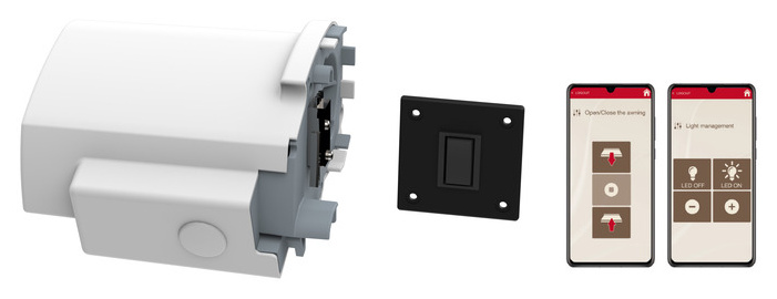 Fiamma 12-V-Motor-Kit Advanced für F80L - Polar White