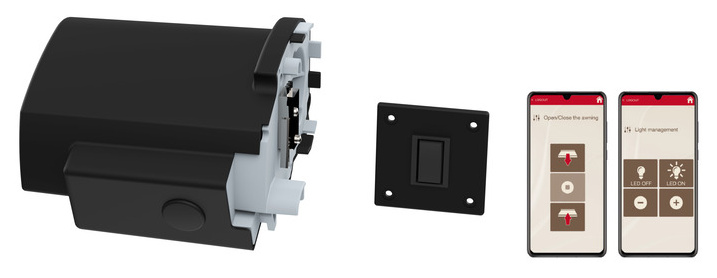 Fiamma 12-V-Motor-Kit Advanced für F80L - Deep Black
