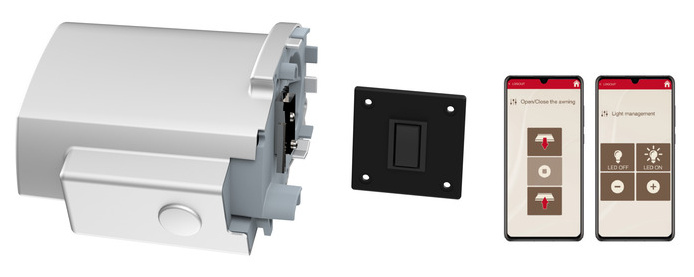 Fiamma 12-V-Motor-Kit Advanced für F80L - Titanium