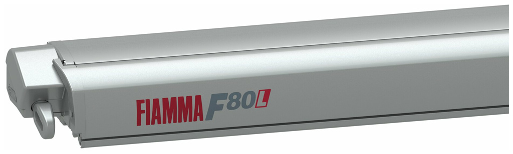 Fiamma F80L 450 Dachmarkise, Auszug 2,75 m, Titanium, Tuch Royal Grey