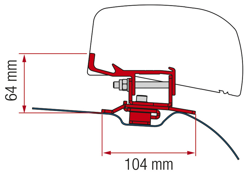 Markisen Adapter F40 PSA >2014