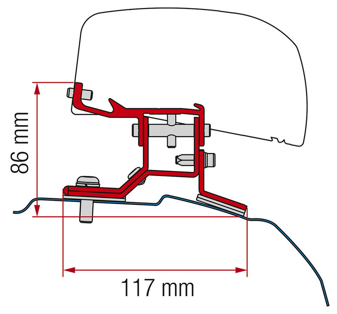 Adapter F40 Kit Ford Custom L1