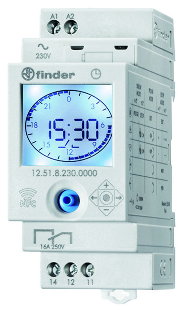 12.51.8.230.0000 ELEK. SCHALTUHR 1W16A