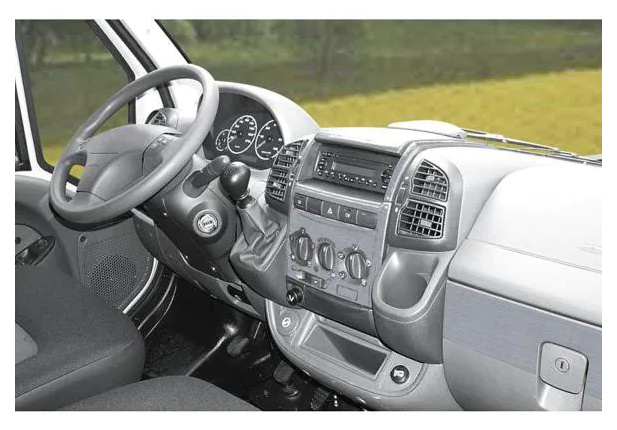 Richter Armaturenbrett-Veredelung Aluminium für Fiat Ducato 02/1994