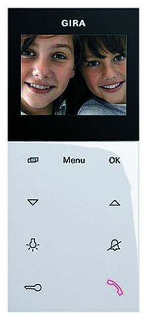 123903 Wohnungsstation Video AP Reinweiß