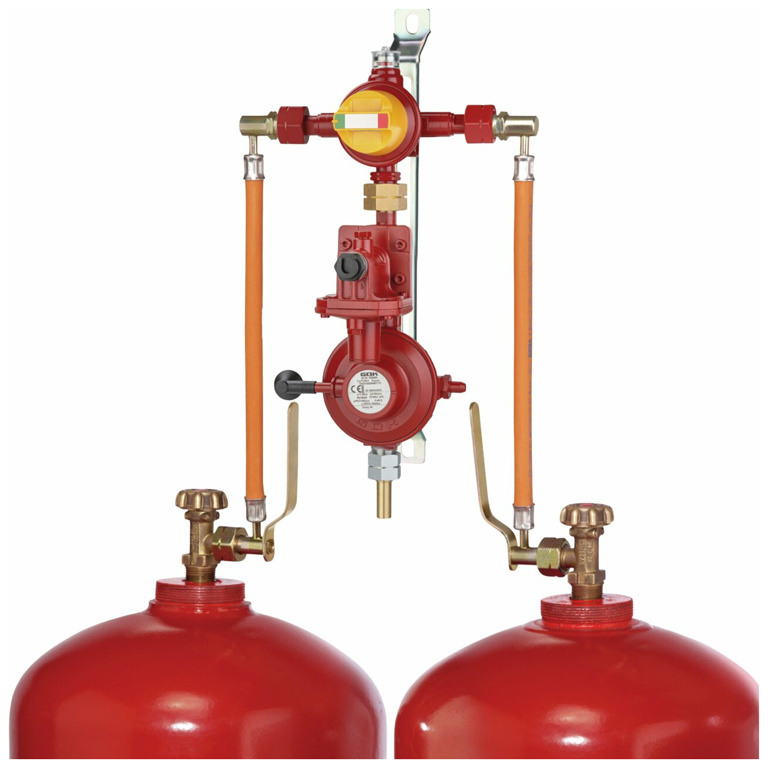 2-Flaschenanlage 4 kg/h  (GF AUV Sichtanzeige OPSO PR)