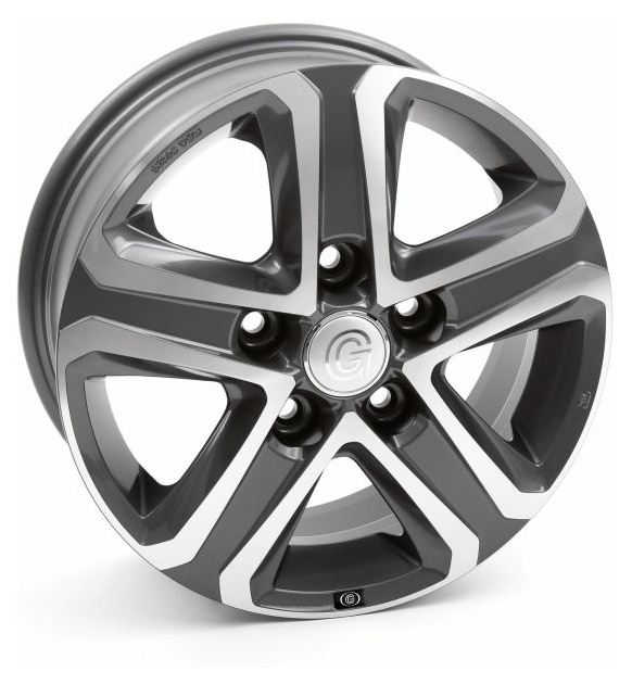 Alufelge GSM6 6,5x16 Anthracite Polished