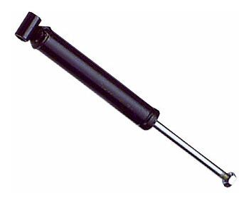 Auflaufstoßdämpfer Grau 19/30 cm, 1000 kg, Auge/Gewindestange, 200 mm