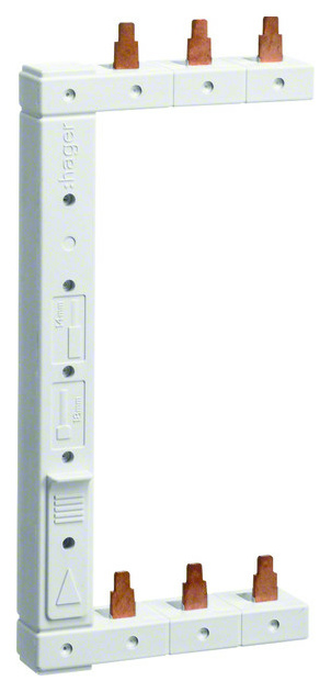 KCL363L Phasenschiene 3P 2-reih.links