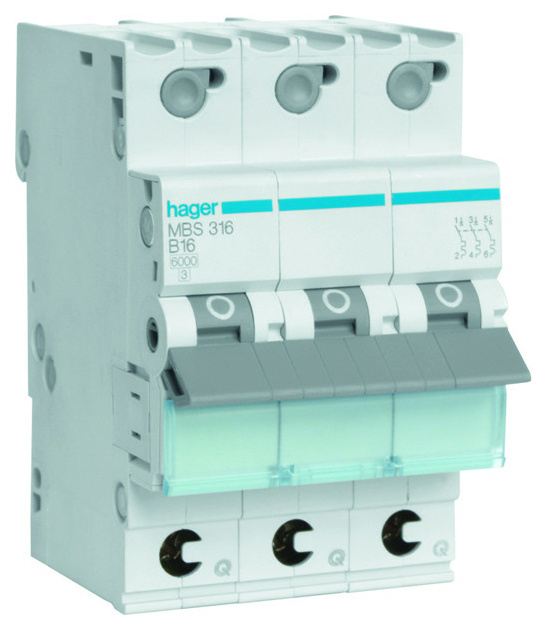 MBS316 Sicherungsautomat 3P B-16A SSK