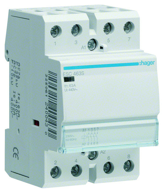 ESC463S Schütz brummfrei 63A, 4S, 230V